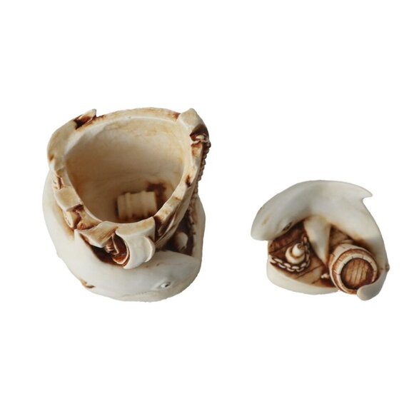 Harmony Kingdom Tin Cats Sharks and Sunken Ship UK Made Trinket Box - Picture 5 of 8